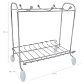 Suporte Aramado Porta 6 Xícaras E Pires Organizador Bancada